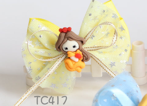 Princess Big Bow Hair Clip (TC417-TC419)