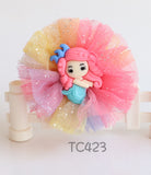 Princess Big Bow Hair Clip (TC423-TC424)