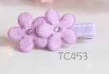 Pink and Purple Hair Clips (TC449-TC453)