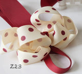 School Hair Accessories, Burgundy (BS639-BS645)